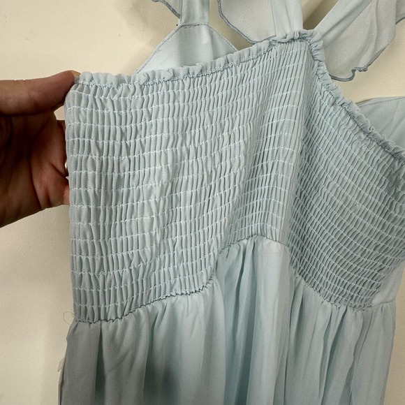 Show Me Your Mumu June Maxi Dress - Icy Blue Chiffon NWT Size XL - Picture 6 of 8